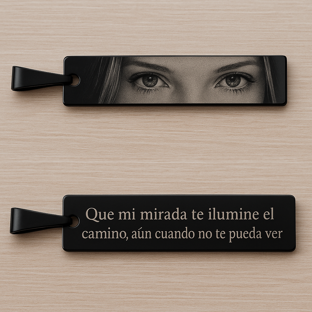 Dije de acero inoxidable miradas