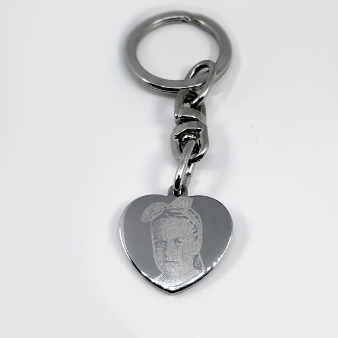 Llaveros personalizados de acero inoxidable
