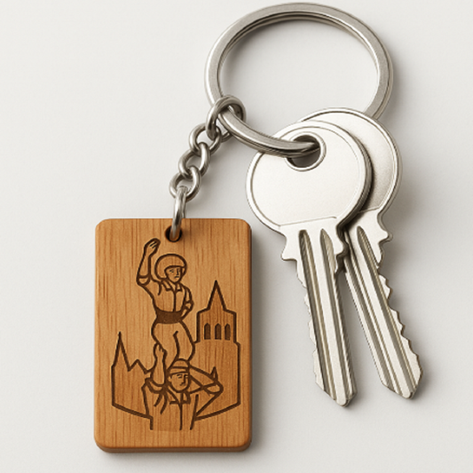 Llaveros personalizados de madera