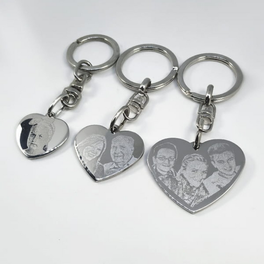Llaveros personalizados de acero inoxidable